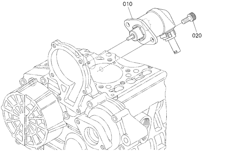 Соленоид Kubota